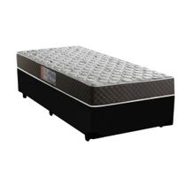Cama Box Solteiro Colchão Mola Ensacada Acolchões + Box Sintético 64x88x188 Cama Box Solteiro Colchão Mola Ensacada Acolchões + Box Sintético 64x88x188