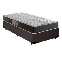 Cama Box Solteiro Colchão Mola Ensacada Acolchões + Box Suede 60x88x188 Cama Box Solteiro Colchão Mola Ensacada Acolchões + Box Suede 60x88x188