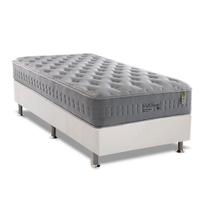 Cama Box Solteiro: Colchão Molas Anjos MasterPocket Ensacadas Soft Dream + Base CRC Courano White(88x188) Cama Box Solteiro: Colchão Molas Anjos MasterPocket Ensacadas Soft Dream + Base CRC Courano White(88x188)