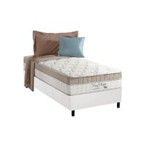Cama Box Solteiro: Colchão Molas Anjos Superlastic King Best + Base CRC Courano White(88x188) Cama Box Solteiro: Colchão Molas Anjos Superlastic King Best + Base CRC Courano White(88x188)