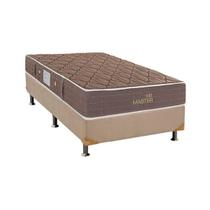 Cama Box Solteiro: Colchão Molas Bonnel Herval Suite Master Plus + Base CRC Suede Clean(88x188) Cama Box Solteiro: Colchão Molas Bonnel Herval Suite Master Plus + Base CRC Suede Clean(88x188)