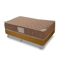 Cama Box Solteiro: Colchão Molas Bonnel Ortobom Hotelaria Nanolastic Orthotel Spring + Base CRC Brown(88x188) Cama Box Solteiro: Colchão Molas Bonnel Ortobom Hotelaria Nanolastic Orthotel Spring + Base CRC Brown(88x188)