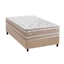 Cama Box Solteiro: Colchão Molas Ensacadas Herval Maxspring Angres + Base CRC Suede Clean (88x188) Cama Box Solteiro: Colchão Molas Ensacadas Herval Maxspring Angres + Base CRC Suede Clean (88x188)