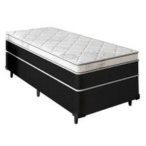 Cama Box Solteiro Colchão Molas Ensacadas Varena Europillow 88x188x70cm