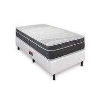 Cama Box Solteiro Colchão Molas Millenium + Box Fit Branco Orthocrin 88x188x65 Espuma Certificada Tecido Resistente Cama Box Solteiro Colchão Molas Millenium + Box Fit Branco Orthocrin 88x188x65 Espuma Certificada Tecido Resistente