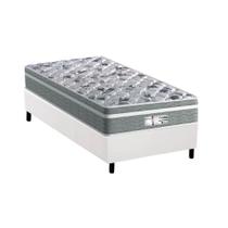 Cama Box Solteiro: Colchão Molas Probel MasterPocket Ensacadas Evolution + Base CRC Courano White(88x188) Cama Box Solteiro: Colchão Molas Probel MasterPocket Ensacadas Evolution + Base CRC Courano White(88x188)