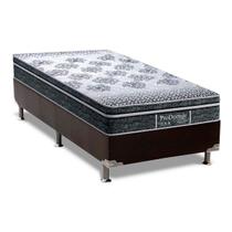 Cama Box Solteiro: Colchão Molas Probel MasterPocket Ensacadas ProDormir Springs + Base CRC Courano Black(88x188)