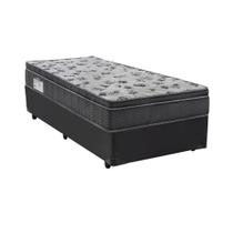 Cama Box Solteiro + Colchão Ortobom Iso 1.0.0 Ortopillow D33 68x88x188 Cama Box Solteiro + Colchão Ortobom Iso 1.0.0 Ortopillow D33 68x88x188