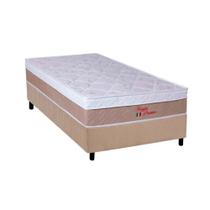 Cama Box Solteiro: Colchão Ortopédico Orthoflex Foggia Premier Euro Pillow+ Base CRC Suede Clean(88x188) Cama Box Solteiro: Colchão Ortopédico Orthoflex Foggia Premier Euro Pillow+ Base CRC Suede Clean(88x188)