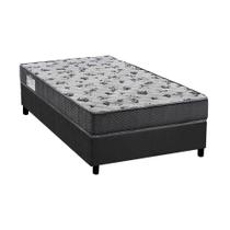 Cama Box Solteiro: Colchão Ortopédico Ortobom D33/EP ISO 100 Ultra Firme + Base CRC Suede Gray(78x188) Cama Box Solteiro: Colchão Ortopédico Ortobom D33/EP ISO 100 Ultra Firme + Base CRC Suede Gray(78x188)