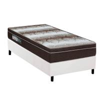 Cama Box Solteiro: Colchão Ortopédico Ortobom Light OrtoPillow + Base CRC Courano White(88x188) Cama Box Solteiro: Colchão Ortopédico Ortobom Light OrtoPillow + Base CRC Courano White(88x188)