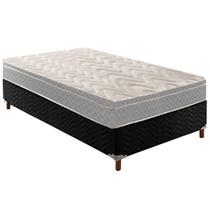 Cama Box Solteiro: Colchão Ortopédico Paropas D45/EP Confort Mega Firme + Base CRC Fantasy Black(88x188) Cama Box Solteiro: Colchão Ortopédico Paropas D45/EP Confort Mega Firme + Base CRC Fantasy Black(88x188)