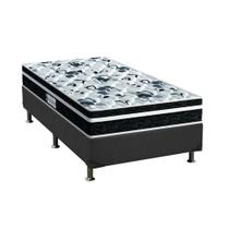 Cama Box Solteiro: Colchão Ortopédico Probel D28/EP Anatômico Advanced Tech1000 Plus + Base CRC Suede Gray(88x188) Cama Box Solteiro: Colchão Ortopédico Probel D28/EP Anatômico Advanced Tech1000 Plus + Base CRC Suede Gray(88x188)