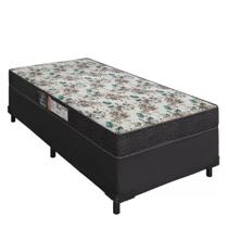 Cama Box Solteiro + Colchão Portobel Veneza D33 60x88x188