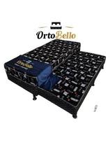 Cama Box Solteiro Com Auxiliar Conjugado Black Espuma D20