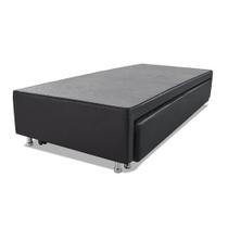Cama Box Solteiro Com Auxiliar Semi Ortopedica material sintético