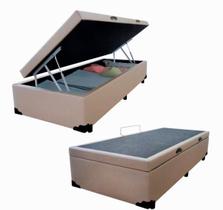 Cama Box Solteiro com Baú Sintético, RC