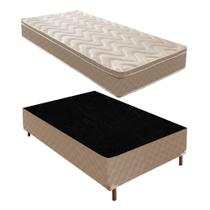 Cama Box Solteiro com Colchão D28 Unique Anatômico 25x88x188cm e Base Florença