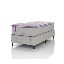 Cama Box Solteiro Com Colchão D33 88x188 Green Premium Smartz