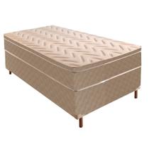 Cama Box Solteiro com Colchão de Molas Ensacadas Júlia 20x88x188cm e Base Júlia Bege/Rustico Cama Box Solteiro com Colchão de Molas Ensacadas Júlia 20x88x188cm e Base Júlia Bege/Rustico