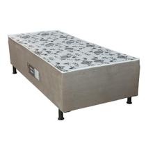 Cama Box Solteiro Conjugada (88X188) D28 Cacau Roma Design