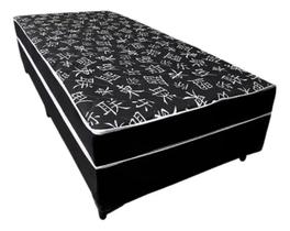 Cama Box Solteiro Conjugada Com Colchão 10cm
