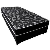 Cama Box Solteiro Conjugada Espuma Ortopédica 88x188cm
