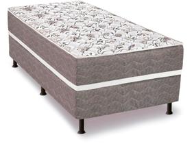 Cama Box Solteiro Conjugada Londres - Bello Box - Molas Ensacadas D33 57x88x188 Cama Box Solteiro Conjugada Londres - Bello Box - Molas Ensacadas D33 57x88x188