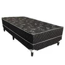 Cama Box Solteiro Conjugada Ortopédica 88x188 Preto Cama Box Solteiro Conjugada Ortopédica 88x188 Preto