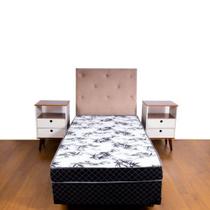 Cama Box solteiro conjugada ortopédica 88x188x39 (5cm)