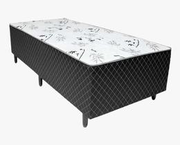 Cama Box solteiro conjugada ortopédica 88x188x39 (5cm)