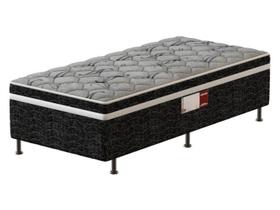Cama Box solteiro conjugada Probel Pelmex ortopédica D28 Active altura de 55 cm cinza Cama Box solteiro conjugada Probel Pelmex ortopédica D28 Active altura de 55 cm cinza