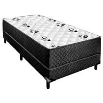 Cama Box Solteiro Conjugada Unyco D28 Espuma 10cm Macia 188x88x40cm - Fábrica de tudo
