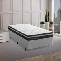 cama box solteiro e colchão herval c1728 (088x188x022)