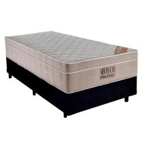 Cama box Solteiro e colchão ortobom airtech springpocket (088x188x025)