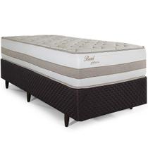 Cama Box Solteiro Herval Basel, 73x88x188 cm, Molas Ensacadas Cama Box Solteiro Herval Basel, 73x88x188 cm, Molas Ensacadas