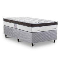 Cama Box Solteiro Herval Lofty, Molas Ensacadas, 67x88x188 cm