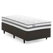 Cama Box Solteiro Herval Parma Preta, 61x88x188 cm, Molas Ensacadas Cama Box Solteiro Herval Parma Preta, 61x88x188 cm, Molas Ensacadas