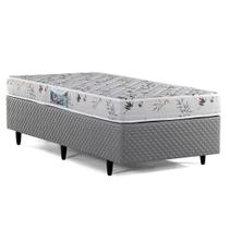 Cama Box Solteiro Herval St. Louis, 53x88x188 cm, Espuma D28