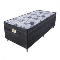 Cama Box Solteiro Imperial Black 108x198x53cm Montreal Cama Box Solteiro Imperial Black 108x198x53cm Montreal