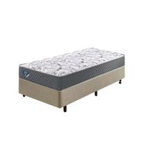 Cama Box Solteiro King Reforçado 96x203x38cm e Colchão Adapto Adapto Molas Ensacada B&G