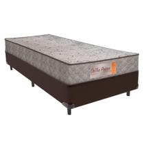 Cama Box Solteiro Marrom Orthoprime Comfort Ortopédico D28 78x188