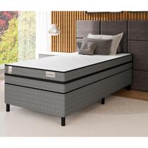 Cama Box Solteiro Mola Pocket Ensacada 88x188x62 Búzios Plumatex Cama Box Solteiro Mola Pocket Ensacada 88x188x62 Búzios Plumatex