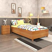 Cama Box Solteiro Mônaco E Mesa De Cabeceira Veronna Cinamomo Cama Box Solteiro Mônaco E Mesa De Cabeceira Veronna Cinamomo