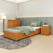 Cama Box Solteiro Mônaco Tcil Cor:Cinamomo Cama Box Solteiro Mônaco Tcil Cor:Cinamomo