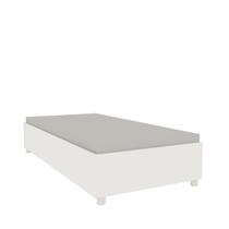 Cama Box Solteiro Mônaco Tcil Móveis Cor:Branco Cama Box Solteiro Mônaco Tcil Móveis Cor:Branco