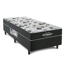 Cama Box Solteiro Ortobom Conjugada Union Ortopedic Espuma 88x188x43cm