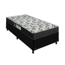 Cama Box Solteiro Preta Colchão D33 Veneza Portobel Cama Box Solteiro Preta Colchão D33 Veneza Portobel