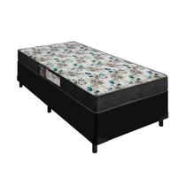 Cama Box Solteiro Preta Colchão D33 Veneza Portobel Cama Box Solteiro Preta Colchão D33 Veneza Portobel