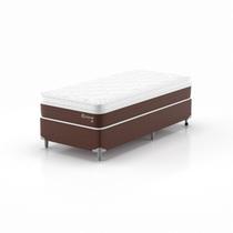 Cama Box Solteiro Riviera 88x188x65 Montreal Marrom Cama Box Solteiro Riviera 88x188x65 Montreal Marrom